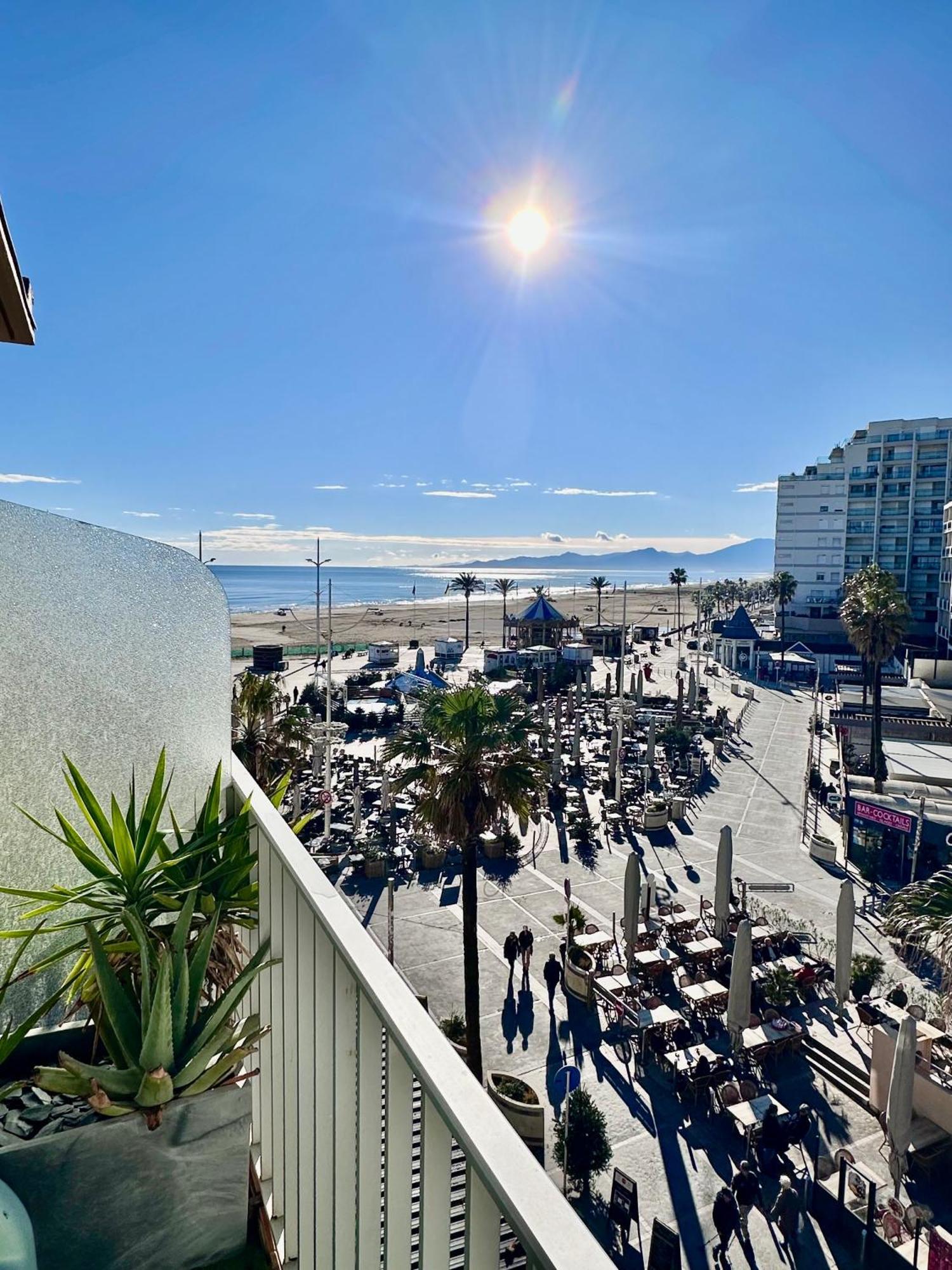 Magnifique Vue Mer F2 45 M2, Parking Surveille Linge De Maison Inclus Canet-en-Roussillon Exteriér fotografie